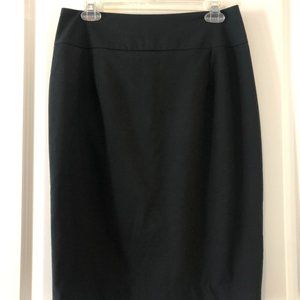 Mossimo Black Stretch Long Pencil Skirt